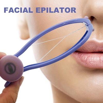 Facial Epilator Manual Stable Convenient Multipurpose Safe Beauty Tool Cotton Thread Beauty Spring Epilator Tool for Women