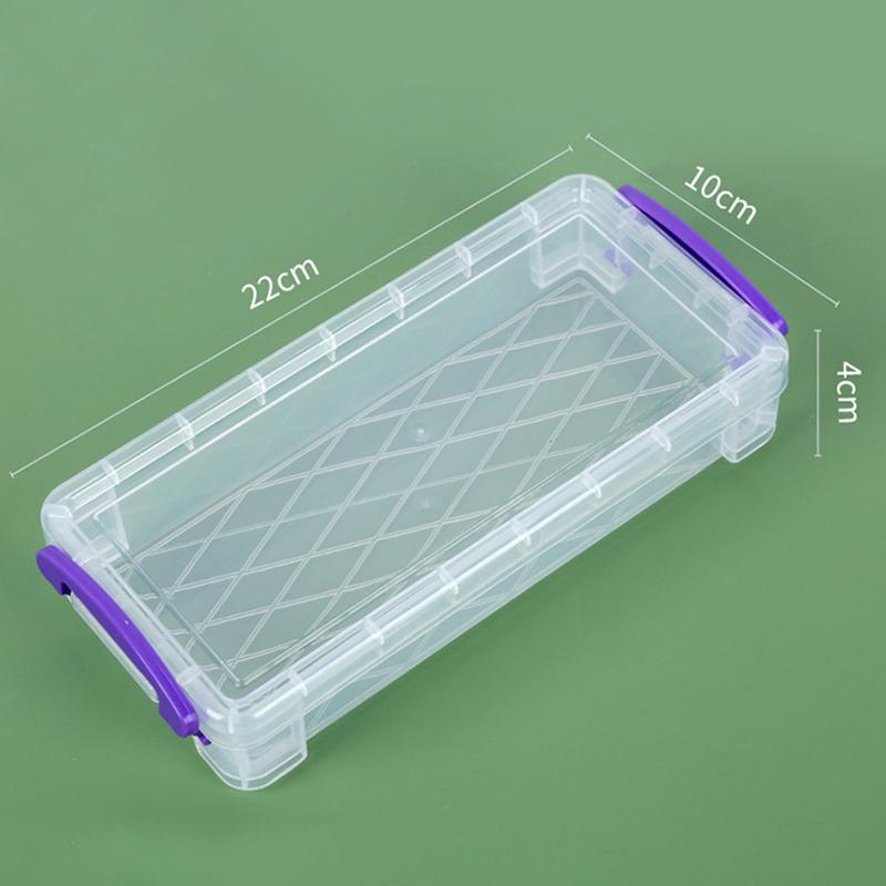 Kawaii Průhledný Penál Multifunkční Dětský Penál Kancelářský Školní Velkokapacitní Úložný Organizér