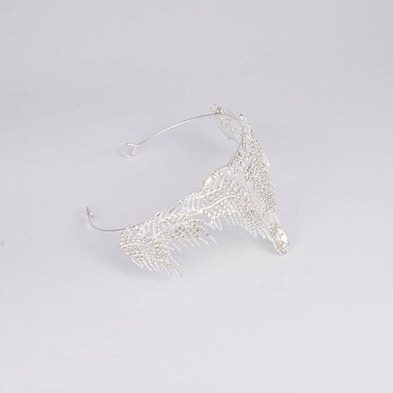 Headgear Premium Heavy Industry Flash Diamond Princess Wings Headband Wedding Dress Evening Dress Crown