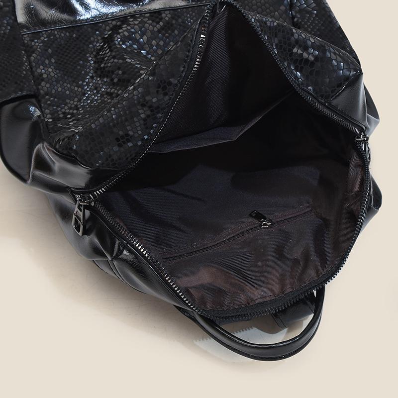 Zaino PU da donna Borsa da viaggio a grande capacità Zaino da pendolare