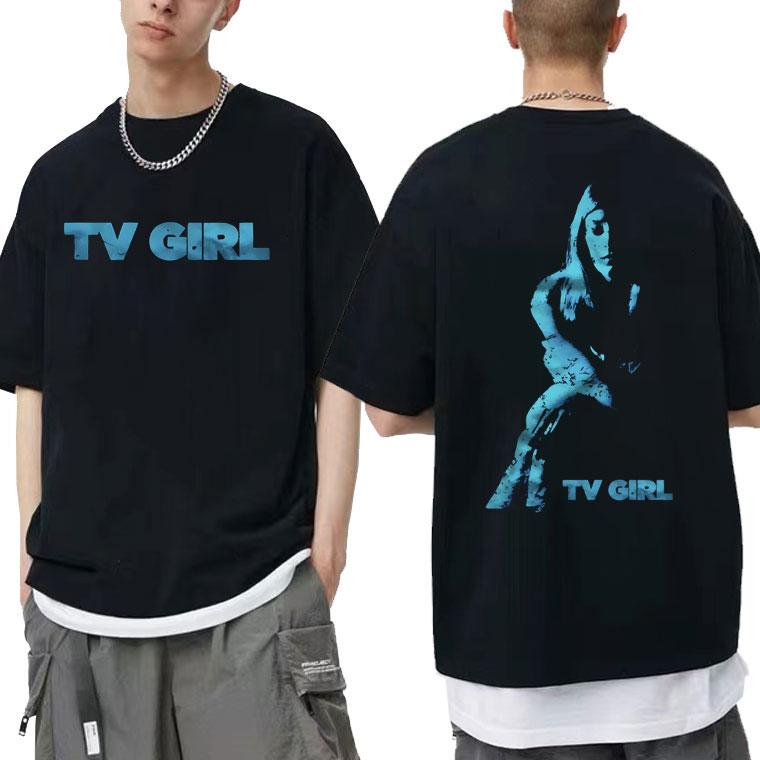 Cults TV Girl One Night Only Graphic Print T-shirt Unisex Vintage Tees Unisex Γυναικείο Casual Oversized T-shirt Unisex Βαμβακερό T-shirt