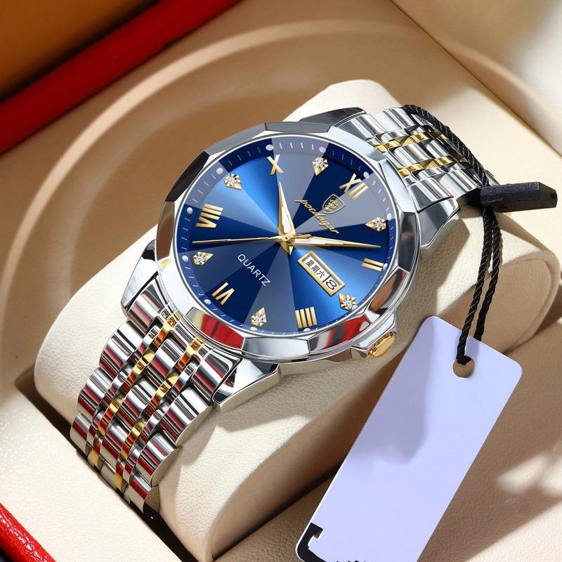 Top Brand New Men's Watch Waterproof Super Luminous Luxury Fashion Quartz Watch