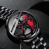 SVJ2021 RS8 Men's 3D Brakes Hollow Dial Sports Car Black Waterproof Watch