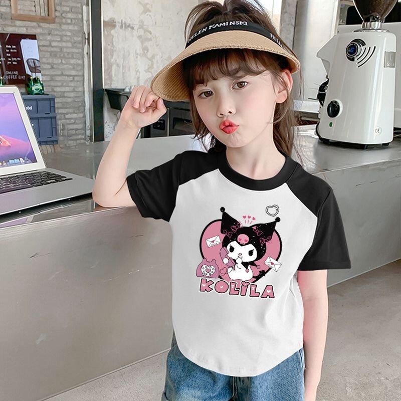 

Cute Kuroko summer short sleeved T-shirt for children s casual top 140
