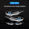 4Pcs Car Stickers Scratch Blocking Vinyl Decals Decorative For XC90 V90 V60 XC60 V40 S80 S60 S90 C40 XC40 V70 XC70 C30 C70