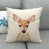 Cute Tiger Wild Animal Fierce Beast Digital Printing Short Plush Pillow Covers For Car Sofa Office Cushion Cover Home Goods