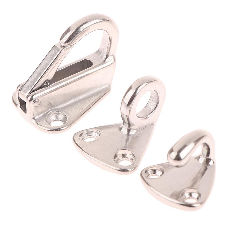 2 Τεμάχια Ανοξείδωτος Ατσάλινος Γάντζος με Ελατήριο Κλείδωμα Ναυτικός Σκάφος Ελατηριωτός Σύνδεσμος Σύνδεση Σχοινιού Γάντζος Προστασίας Εξαρτήματα Υλικού Σκάφους