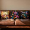 Stunning Colorful Floral Cushion Cover Soft Reversible Durable Pillow Cover MultiScene Use for Home Car Daily Comfort