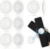 1-10set No Drilling Magnetic Wall Hooks Invisible Strong Magnet Holder,Fridge Sticker Keys Remote Control Home Storage Organizer