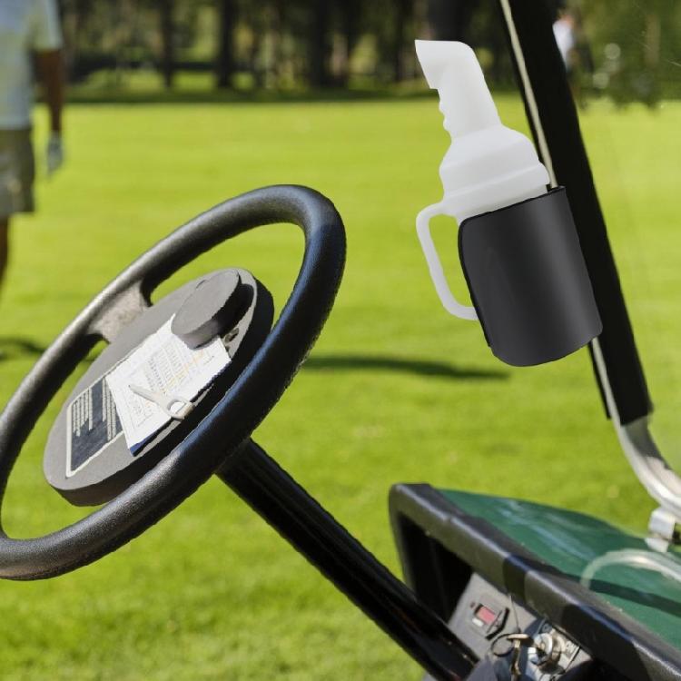 Large Volumes Golf Cart Divot Repair Tool Handle Included Base Hardware Rain Protected Neck Easy Fill High Capacity