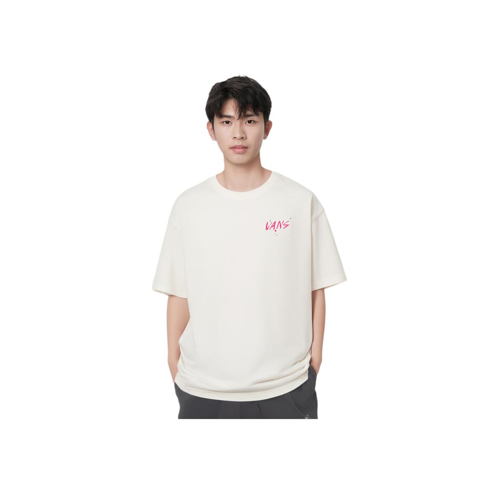 Vans Super Lowpro Comfortable Soft Letter Short Sleeve T-Shirt Unisex Tops VN00104GFS8