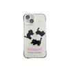 Black Cat Glitter Bowknot Anti-Drop Phone Case for iPhone 17 Air/16 Pro Max