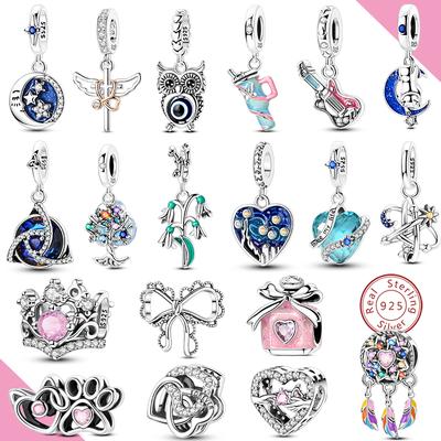 Copper Charm Bead Charms Bead Charms Perfume Crown Compatible With Authentic Bracelets Diy Pendant Ideal For Woman Jewellery