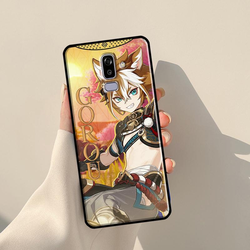Genshin Impact Gorou Pouzdro Pro Samsung Galaxy J7 2016 A3 A5 J1 J3 J5 2017 A6 A7 A8 A9 J8 2018 J4 J6 Plus Kryt