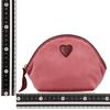 Franc Franc Japan Heart Patch Velour Pouch S Pink