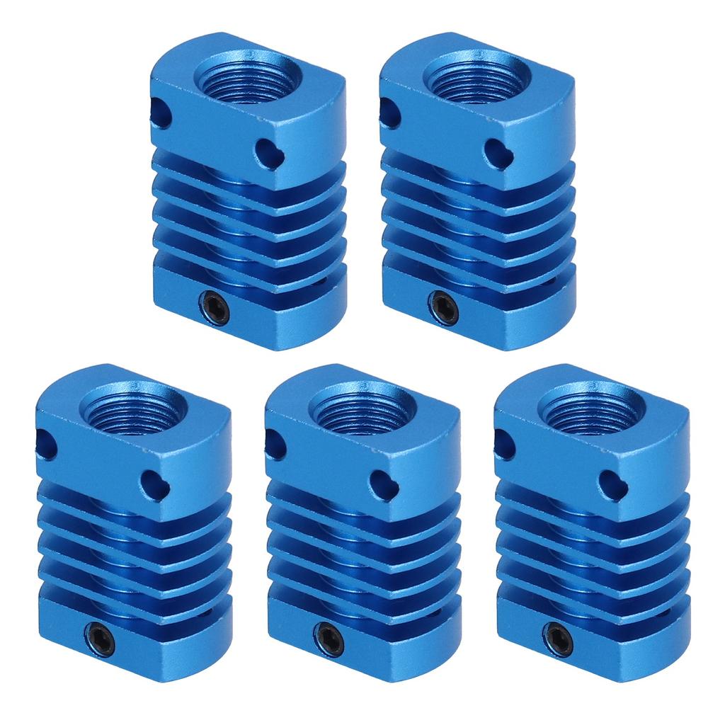 5Pcs 3D Printer Heat Sink Radiator Aluminum Alloy Dissipation Block Extruder MK10 E3DV6