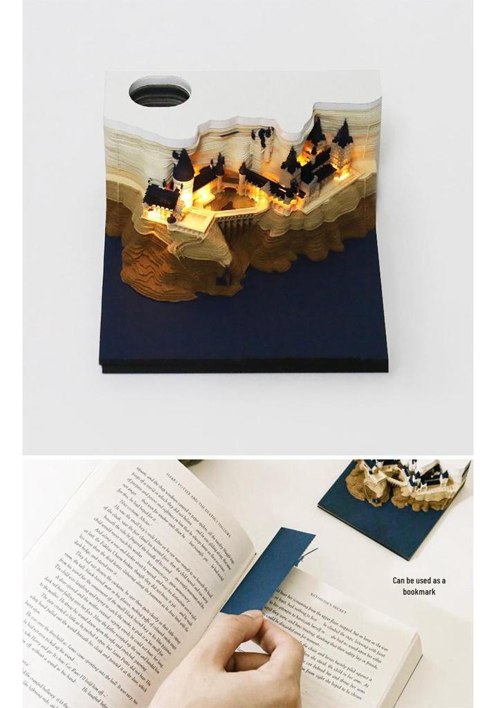 Harry Potter 3D Sticky Notes & Tear-off Calendar Ornament with Custom Logo