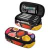 Pen Case Smooth Zipper High Capacity Durable 300D Polyester with Main Compartment Mesh Pocket and Pen Slots for Students
