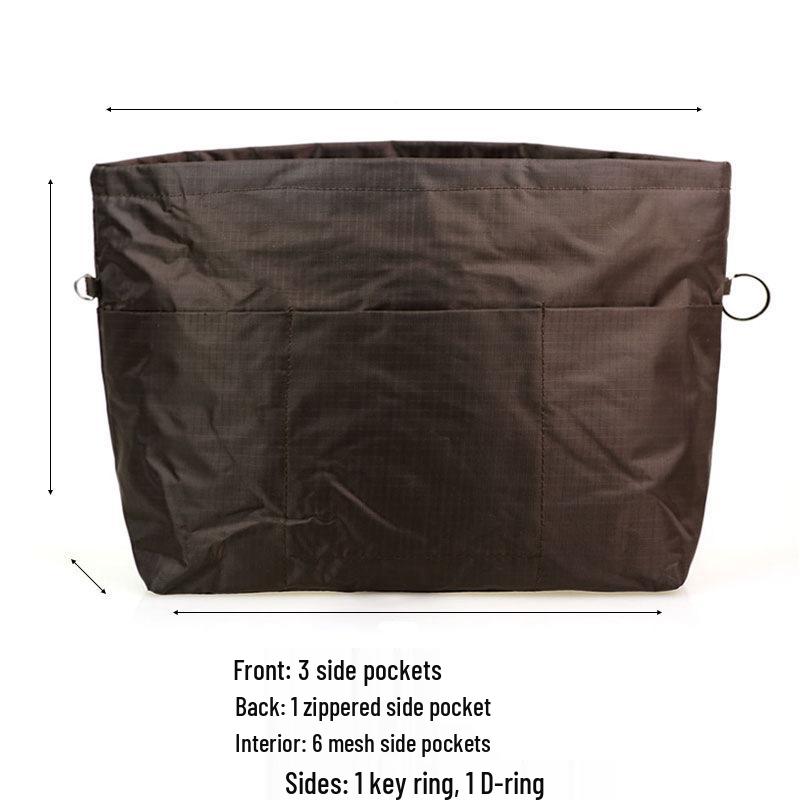 Extra velká robustní taška tote z oxfordské látky se dvěma zipy pro skladování a líčení