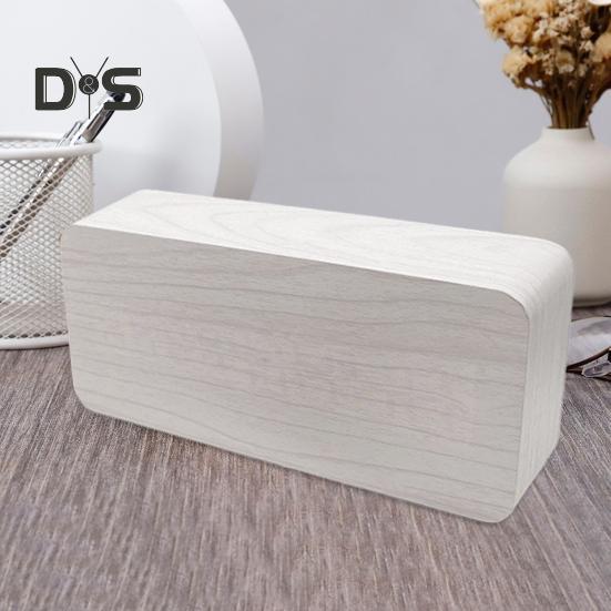 Dřevěný budík s velkým LED displejem Snadno čitelný Stmívatelný Odložení Digitální budík s ukazatelem teploty