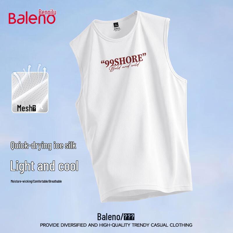 

Baleno Men s JPB Surfing Graphic Ice Silk Mesh Vest M