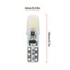 T5 Auto Car Dashboard Lights 2 3014 Smd Reading Instrument Panel Lamp No Polarity Led Bulb White 12V Dc