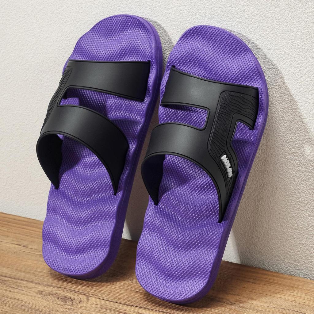 Men's Summer Non-Slip Massage Sandals - Large Size Outdoor Bath Flip Flops
