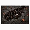 Halloween Optical Illusion Rug 3D Bathroom Carpet Scary Home Floor Mat  Halloween Party
