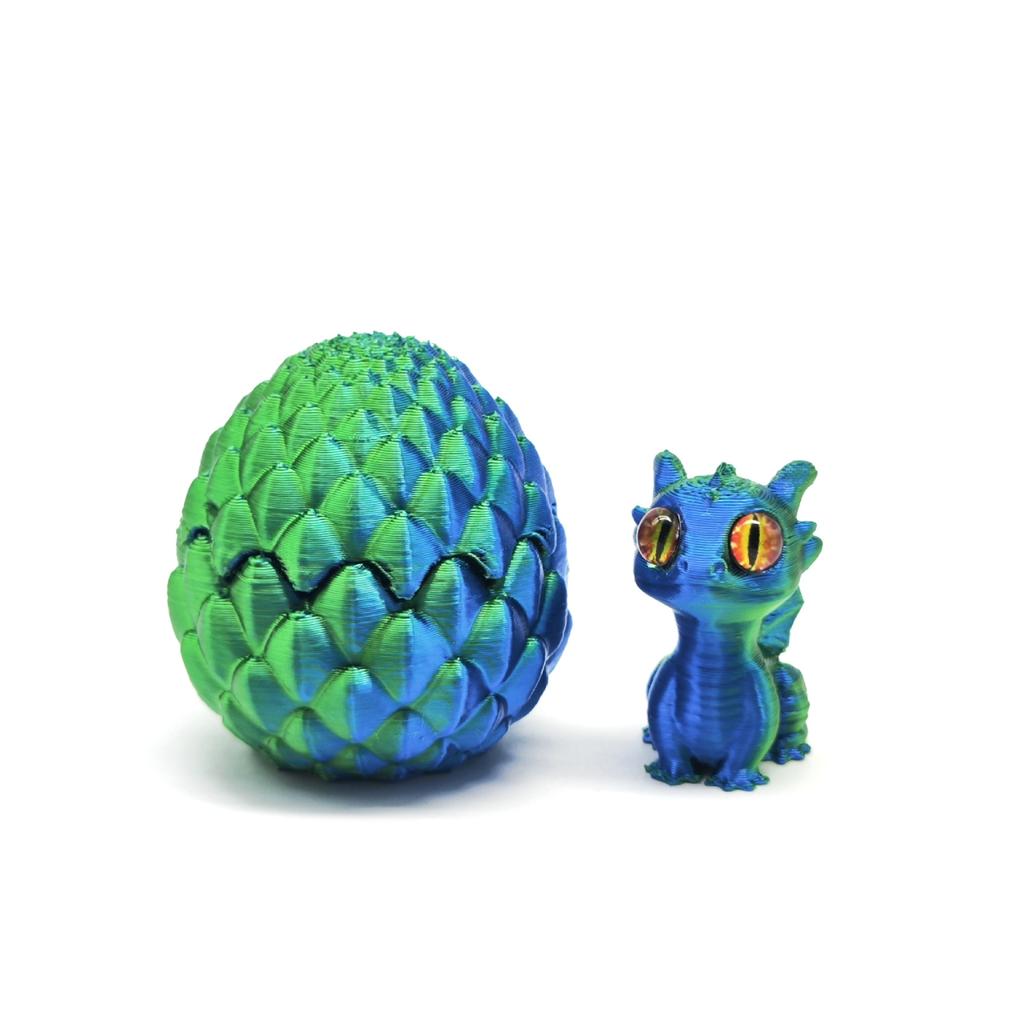 3D Printed Multi-Color Dinosaur Egg Set With Flip Lid, Slow Rebound Fidget Toy, Creative Desktop Decor Gift