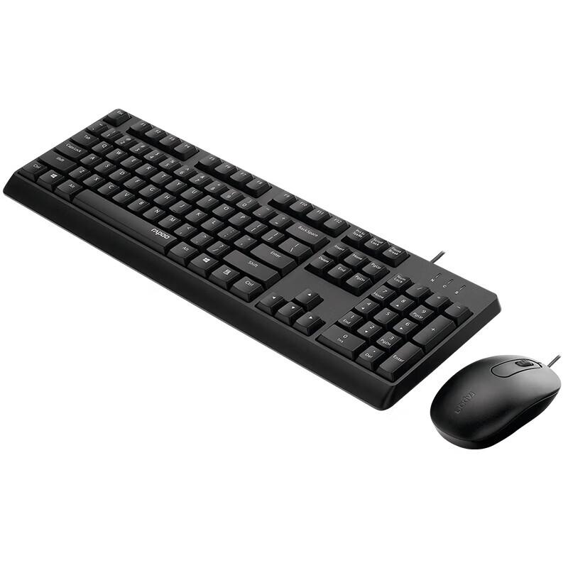 Rapoo NX1500 Wired Office Keyboard and Mouse Combo