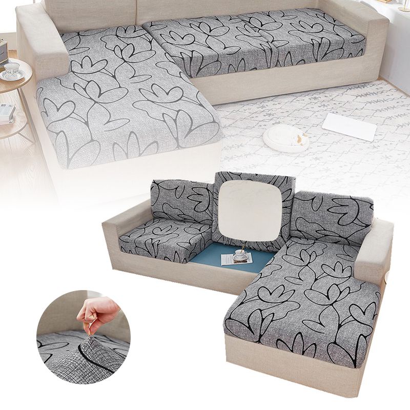 Buy Printed Elastic Geometric Elastic Sofa Cover Corner L Shaped Chaise Longue Sofa Slipcovers