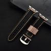 [TON CHARME] Compatible Watch Band, Genuine Leather Replacement Strap, 384041424445mm, Compatible with Series 10 9 8 7 SE 6 5 4 3 2 1 (Coffee, for
