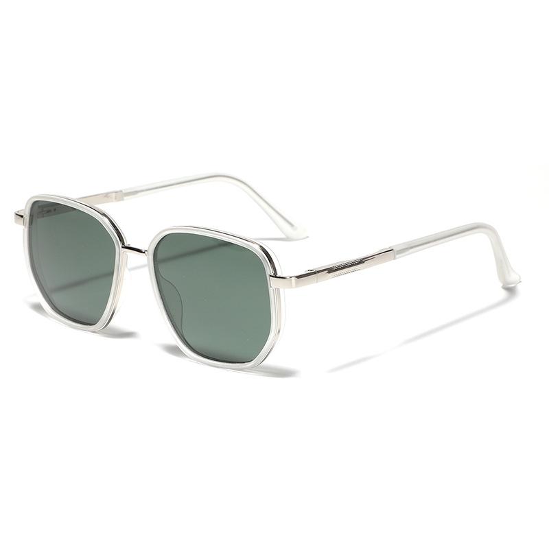 Glasses Square Polygon Men'S Sun Polarizing Glasses Wind Sunglasses Women'S