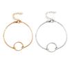 Anklet Stylish Adjustable Universal Circle Aesthetic Jewelry Office Lady Ankle Bracelets Creative Gift Foot Chains for Women