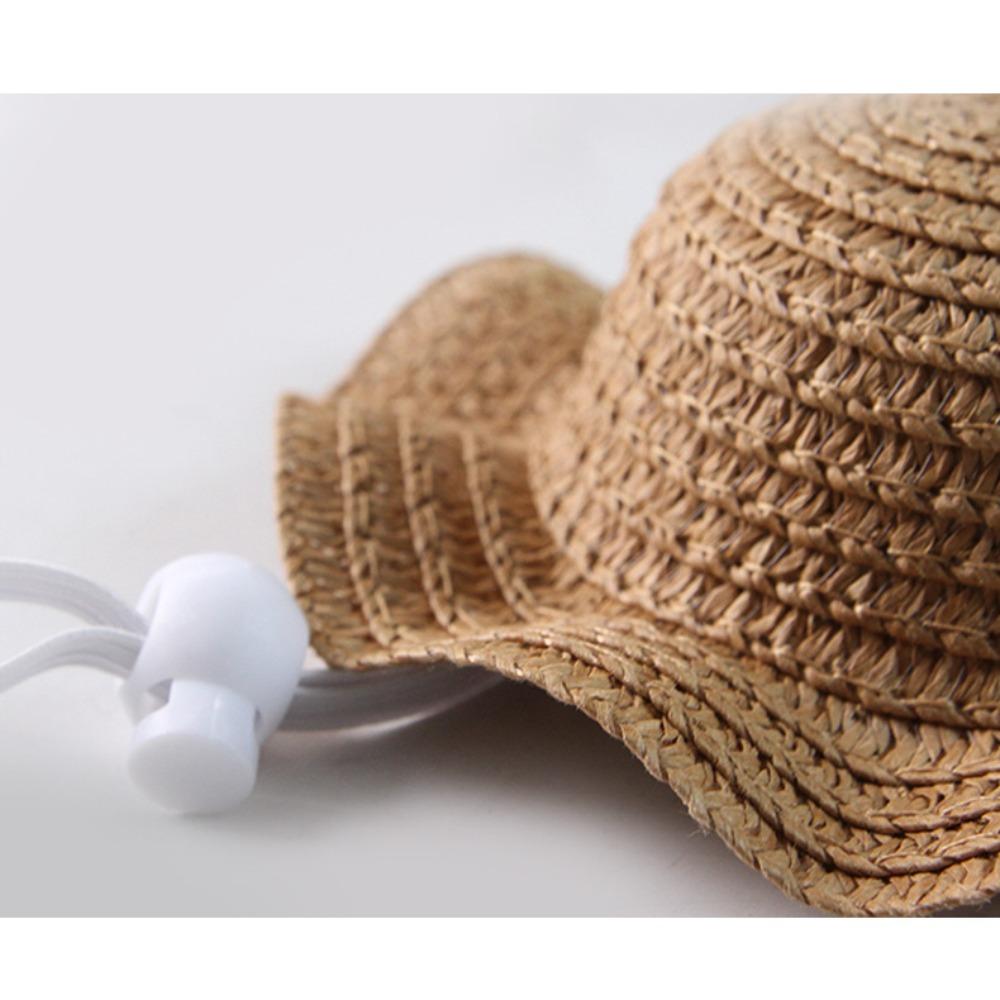 Pet weaving hat cat straw hat cat headgear pet photo jewelry explosive pet supplies