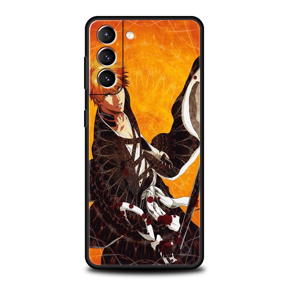 Bleach Kurosaki Ichigo For Samsung Galaxy S22 Ultra S20 S21 FE 5G S10 S9 Plus S10E S8 Phone Case Note 10 Lite 20 Silicone Cover