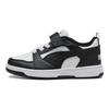Puma Rebound V6 Lo Classic Versatile Low-Top Kids Skate Shoes Kids Sneakers Black White 397419-01