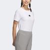 Adidas Ct Tee Short Sleeve Round Neck T-Shirt Women Tops White IT4353
