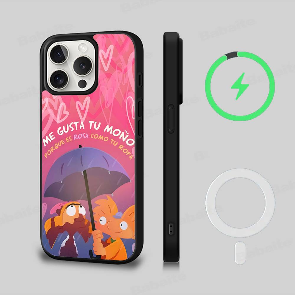 Geometric Bauhaus Art Magnetic Wireless Phone Case For IPhone 17 16 15 14 13 12 11 Pro Max For Magsafe Cover