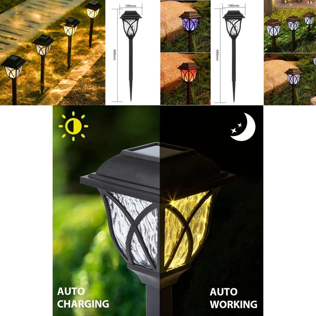 Solarbetriebene LED-Gartenleuchte mit wasserdichtem Design für die Außendekoration