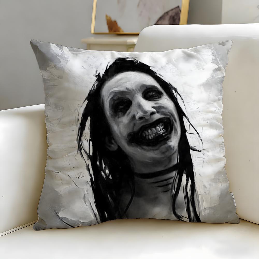 Klasická zpěvačka Marilyn Manson Povlak na polštář Měkký a snadno pratelný povlak na polštář – Všestranný pro pohovku, postel, cestování a kancelář