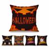 Halloween Decoration Pillow Case Happy Halloween Cartoon Vampire Pumpkin Party Celebration Decorative Sofa Cushion Covers