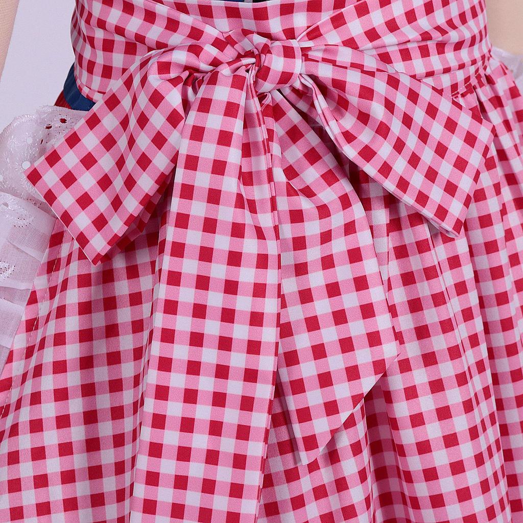 Children's Bavarian Pink Oktoberfest Costume Dress
