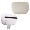 2Pcs 29x19cm Universal Car Headrest S Class Ultra Soft Pillow Suede Fabric For Mercedes/Benz/Maybach Back Cushion
