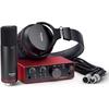 Focusrite Scarlett Solo Studio 4th Generation USB Audio Interface Bundle for Songwriters, Guitari...