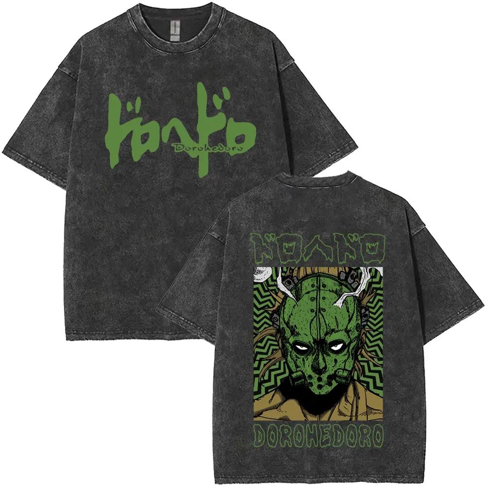 Anime Dorohedoro Kaiman Graphic Print TShirt Men Women Cotton Gothic Streetwear Hip Hop Fashion Summer Casual Oversized New Tee