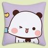 Cartoon Bubu Dudu Pillow Covers Cartoon Sofa Decorative Home Double-sided Printing Short Plush Cute Cushion Cover