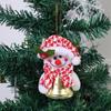 Snowman Christmas Elk Pendants Cloth Xmas Santa Ornaments  Party Supplies