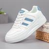 2025 Summer New Versatile Mesh Breathable Little White Shoes Women's Shoes Thick Baseplate Shoes Casual Sports Lace-up Mesh Shoes