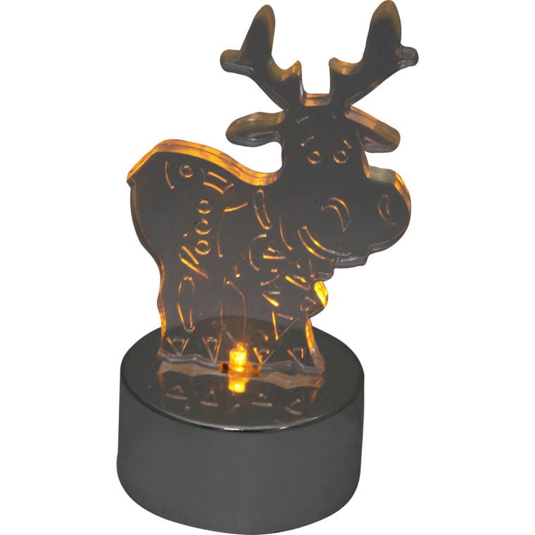 Acrylic Reindeer with LED Light - Night Decoration